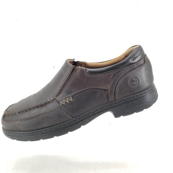Timberland PRO ESD Safety Toe Work Shoes Brown 91694 Slip On Brown Sz 10.5 - Picture 3 of 8
